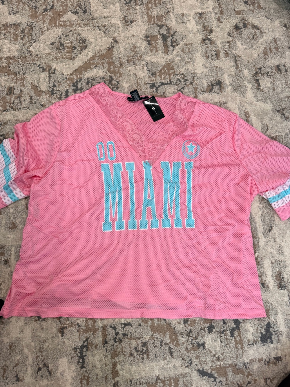 Miami lace jersey
